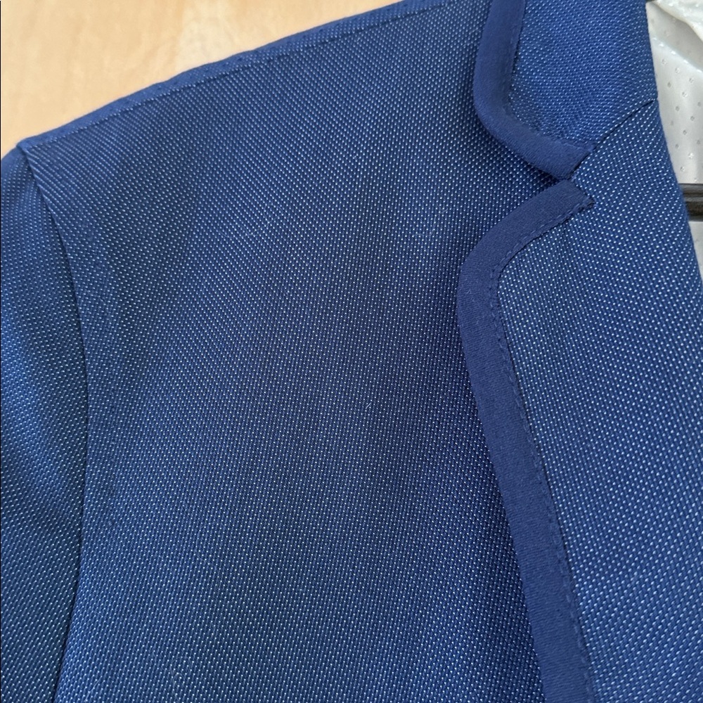 Zara Deep Blue Men's Blazer - Picture 7 of 13